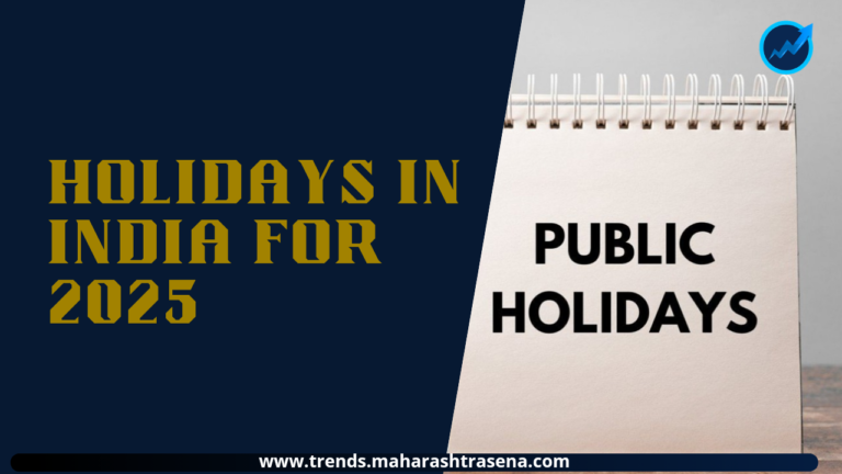Holidays in India for 2025